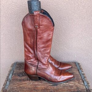 Tony lama women’s Brown Leather Cowboy Boots